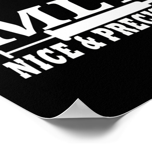 MLT SLOGAN NICE EN PRECIES MEDISCHE LAB TECH POSTER (Hoek)