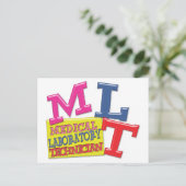 MLT WHIMSICAL FUN ACRONYM LETTERS LABORATORY BRIEFKAART (Staand voorkant)