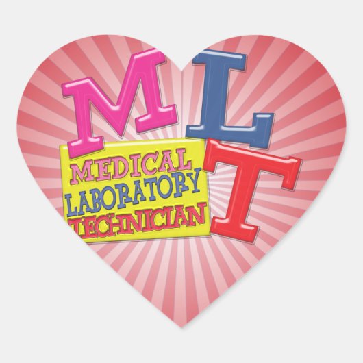 MLT WHIMSICAL FUN ACRONYM LETTERS LABORATORY HART STICKER (Voorkant)