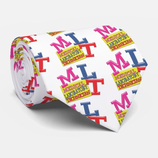 MLT WHIMSICAL FUN ACRONYM LETTERS LABORATORY STROPDAS (Opgerold)