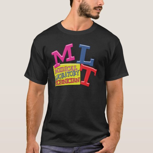 MLT WHIMSICAL FUN ACRONYM LETTERS LABORATORY T-SHIRT (Voorkant)