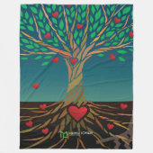 MLTS Compassion Tree Fleece Blanket large Deken (Voorkant)