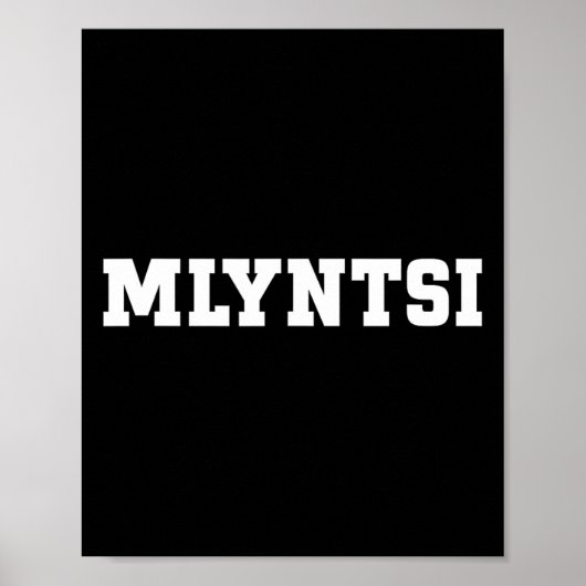 Mlyntsi Voedselontwerp Voor Mannen Vrouwen Kindere Poster (Voorkant)