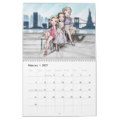 MM Cartoon Agenda Kalender (Feb 2027)