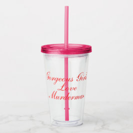 MM Dames Acryl Tumbler Drinkbeker