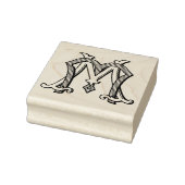 MM Monogram MM Logo Rubber Inktstempel Rubberstempel (Stempel)