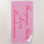 MM Strandlaken voor dames (Voorkant)