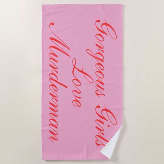 MM Strandlaken voor dames (Voorkant)