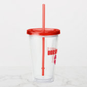 MM Vrouwen Acryl Tumbler Acryl Drinkbeker (Rechts)