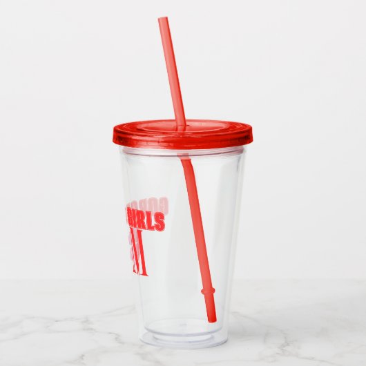 MM Vrouwen Acryl Tumbler Acryl Drinkbeker (Links)