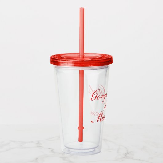 MM Vrouwen Acryl Tumbler Acryl Drinkbeker (Rechts)