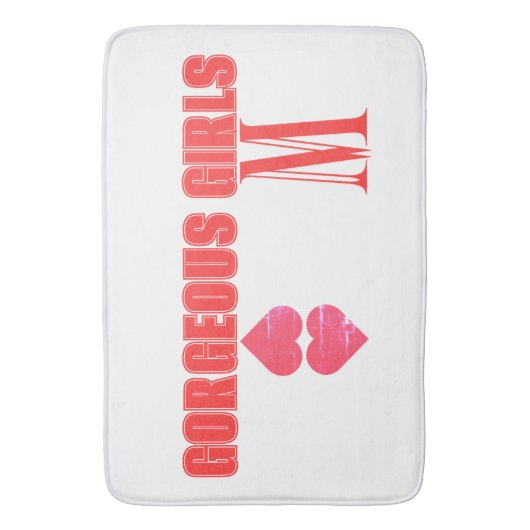 MM Vrouwen Bad Mat (Voorkant Verticaal)