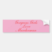 MM Vrouwen Bumpersticker (Voorkant)
