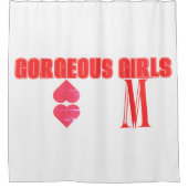 MM Vrouwen Douchegordijn (Voorkant)