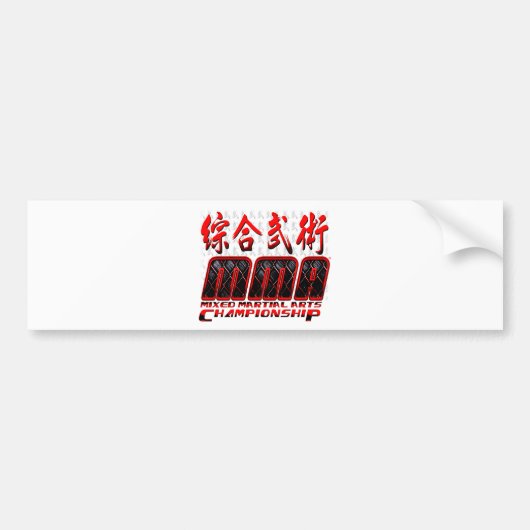 MMA 03 BUMPERSTICKER (Voorkant)