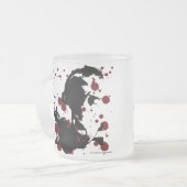 MMA Art K.O. Matglas Koffiemok (Voorkant links)