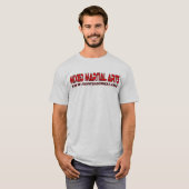 MMA Ash Gray T-shirt (Voorkant volledig)
