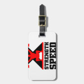 mma atlete bagagelabel (Voorkant verticaal)