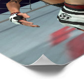 MMA-bestrijding - klein Poster (Hoek)