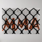 MMA Caged Poster (Voorkant)