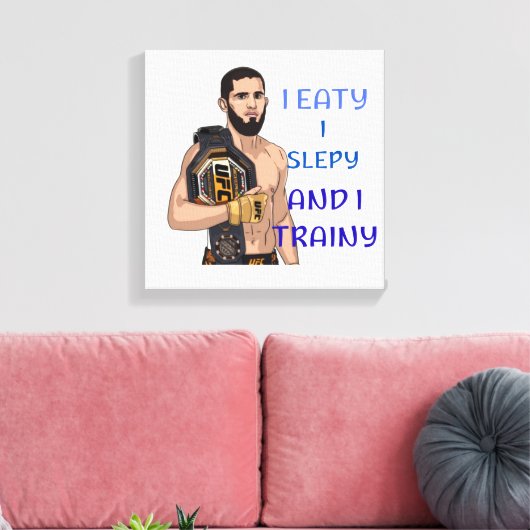 mma canvas afdruk (Insitu (Woonkamer))