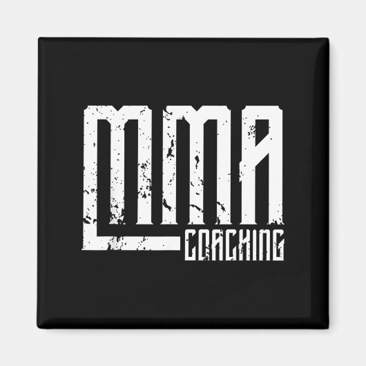 MMA-coach coach trainer leraar Magneet (Voorkant)