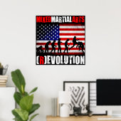 MMA - Evolution (Revolution) Chart Flag Poster (Thuiskantoor)