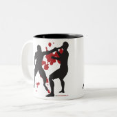 MMA FACE PUNCH TWEEKLEURIGE KOFFIEMOK (Voorkant links)