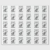 MMA "Fight Hard" Kämpfer Cadeaupapier (Vlak)