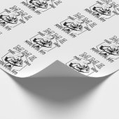 MMA "Fight Hard" Kämpfer Cadeaupapier (Hoek)