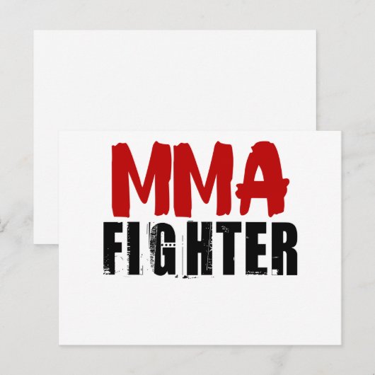 MMA Fighter3 Briefkaart (Voorkant / Achterkant)