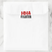 MMA Fighter3 Ronde Sticker (Tas)