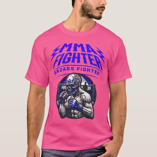 MMA Fighter Badass Fighter T-shirt (Voorkant)