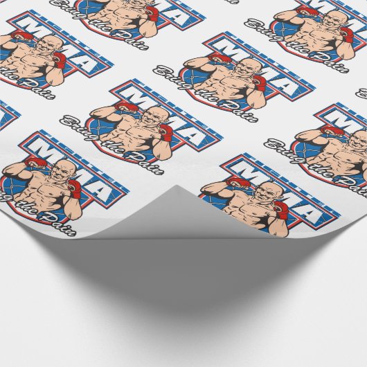 MMA Fighter Cadeaupapier (Hoek)