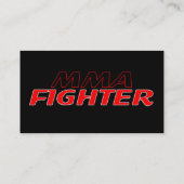 MMA FIGHTER ONTWERP 1-VISITEKAARTJE VISITEKAARTJE (Achterkant)