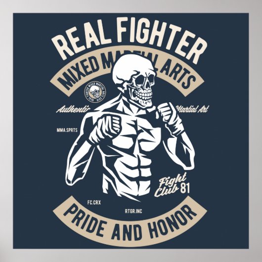 MMA Fighter poster (Voorkant)