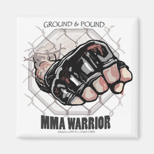 MMA_fist_zazzle2 Magneet