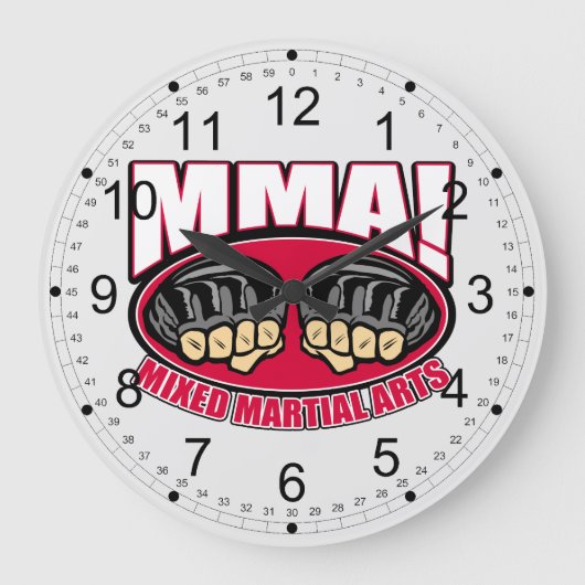 MMA Fists Grote Klok (Voorkant)