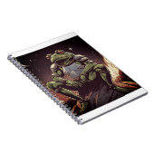 MMA | Galactic Frog Warrior Sticker Notitieboek (Rechterzijde)