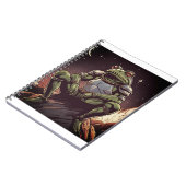 MMA | Galactic Frog Warrior Sticker Notitieboek (Linkerzijde)