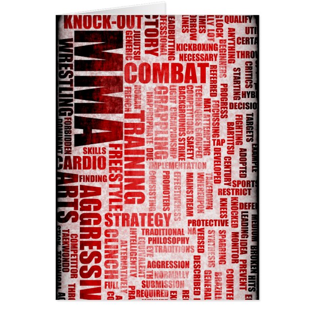 MMA gemengde huwelijkse artikelen (Voorkant)