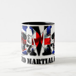 MMA Gemengde Martial Arts Verenigd Koninkrijk Skul Tweekleurige Koffiemok