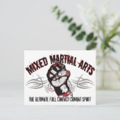 MMA, gemengde martiale kunsten Briefkaart (Staand voorkant)