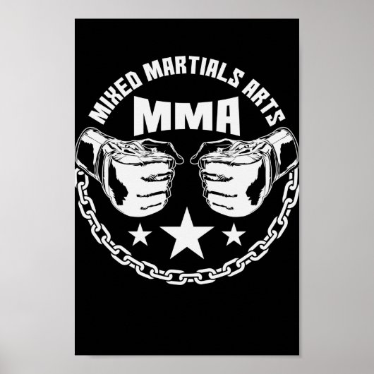 MMA, gemengde martiale kunsten Poster (Voorkant)