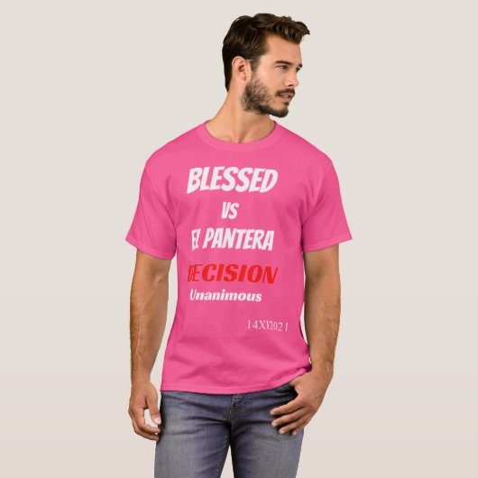 MMA gezegend El Pantera besluit T-shirt (Voorkant volledig)