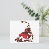 MMA Ground & Pound Briefkaart (Staand voorkant)