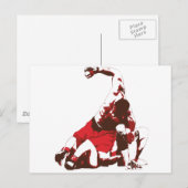 MMA Ground & Pound Briefkaart (Voorkant / Achterkant)