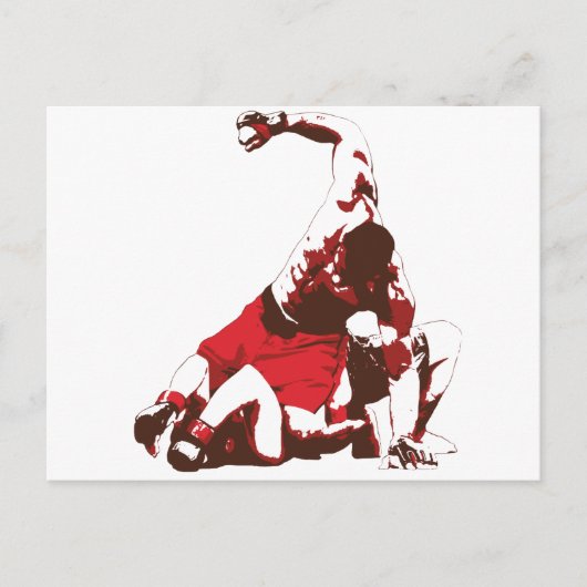 MMA Ground & Pound Briefkaart (Voorkant)