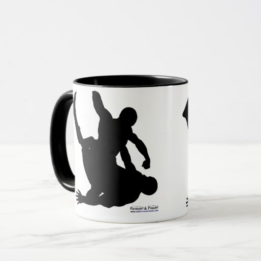 MMA Ground & Pound Mok (Voorkant links)