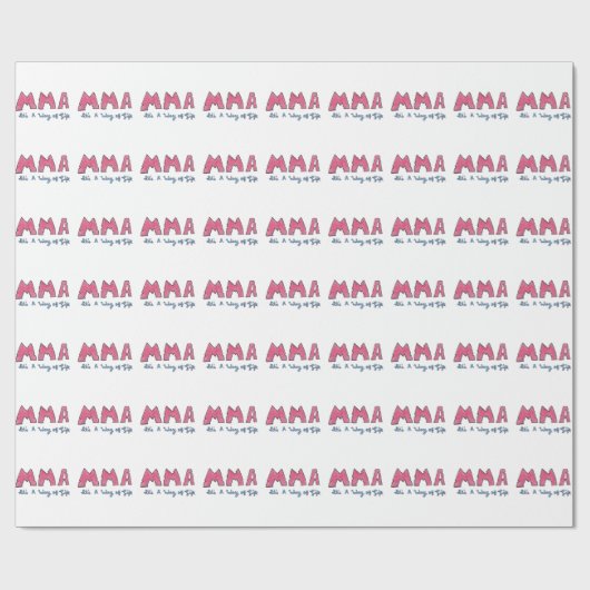 MMA Het is een manier van leven Cadeaupapier (Vlak)